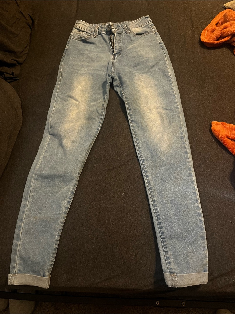 SHEIN Light Blue Boyfriend Jeans